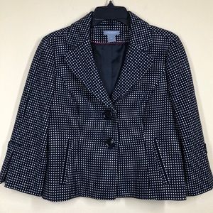 Ann Taylor Wool Blend Polka Dot Women’s Blazer Size - 12P